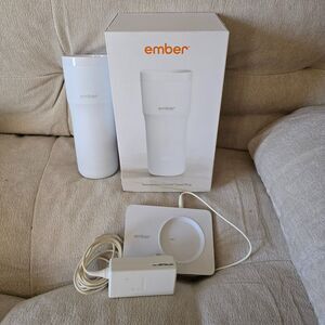 Ember Travel Mug Temperature Control Mug Travel, White - 12oz